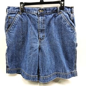 Preswick & Moore Size 20 Men's Blue Carpenter Cotton Denim Jean Shorts